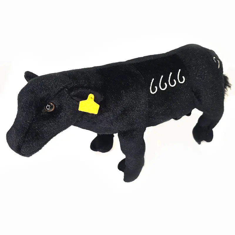6666 Branded Cow Stuffed Animal 1