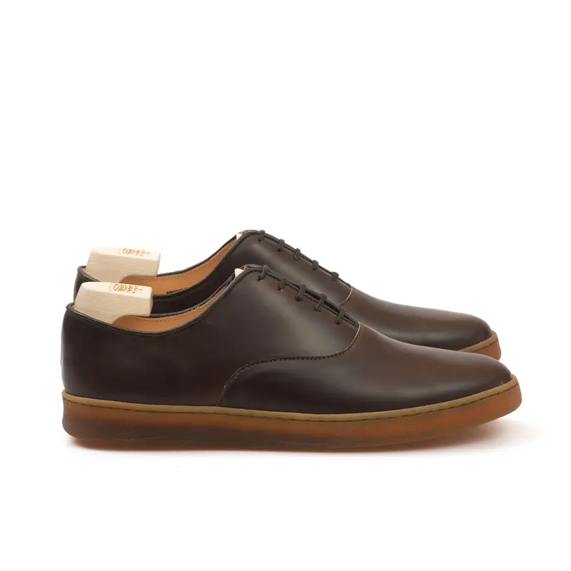 Abbey Oxford in Rich Dark Cognac Horween Shell Cordovan