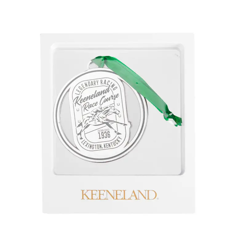 Ahead Keeneland Legendary Racing Ornament 1