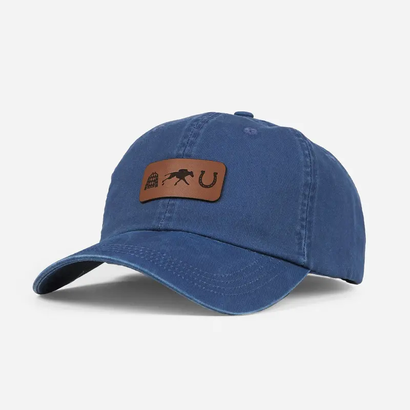 Ahead Keeneland Trio Leather Patch Cap 1