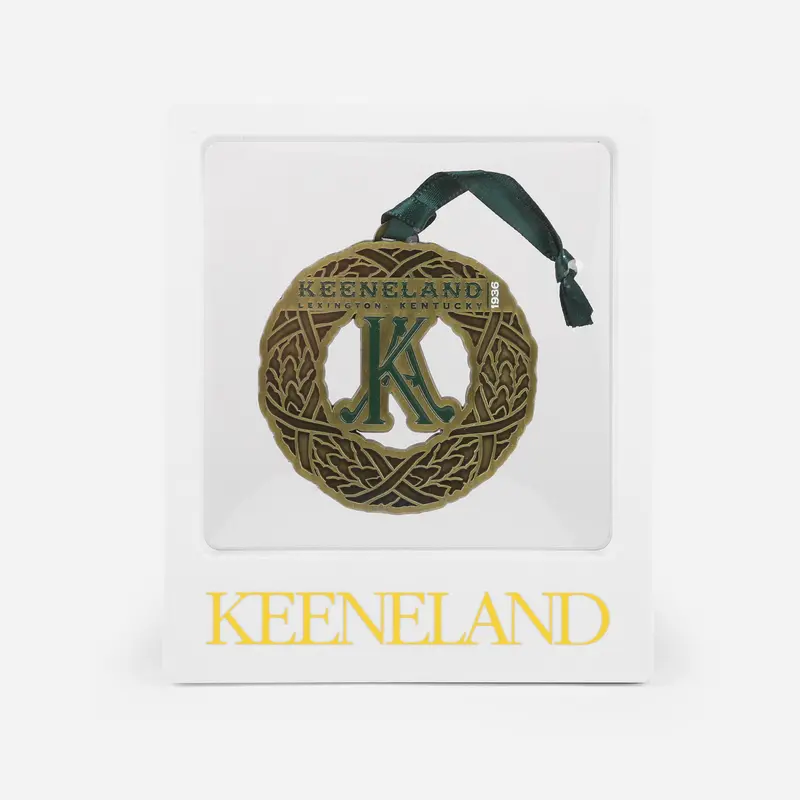 Ahead Keeneland Wreath Ornament 1