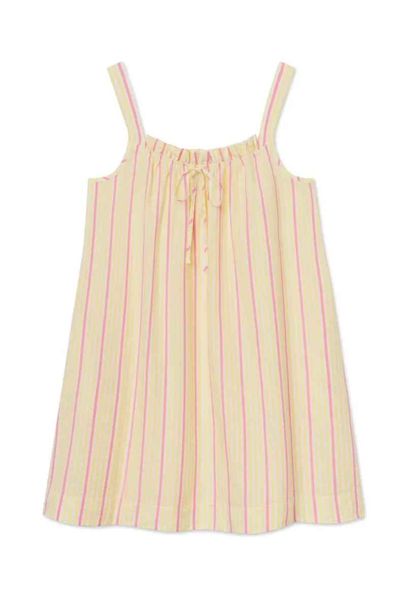 Alice Nightgown In Zest Coastline Seersucker 1