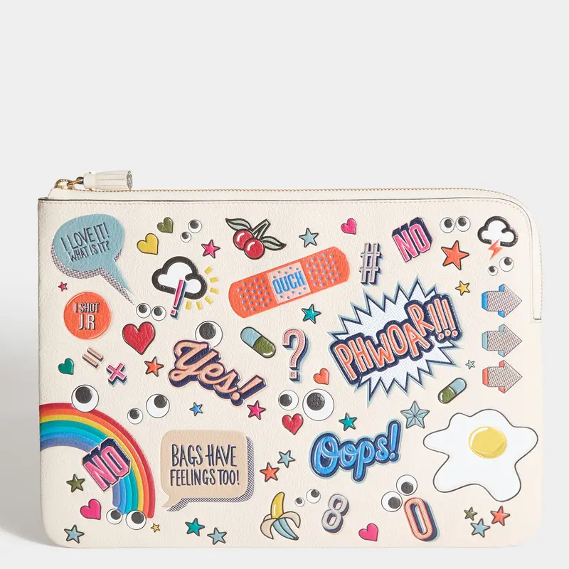 All Over Stickers Laptop Case 1