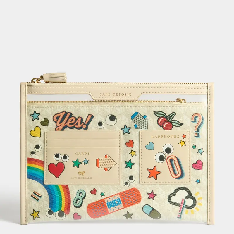All Over Stickers Safe Deposit Case 1