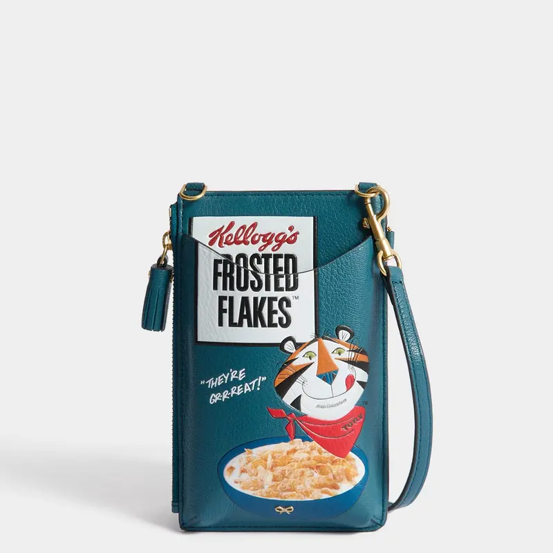Anya Brands Frosted Flakes Zip Phone Pouch 1