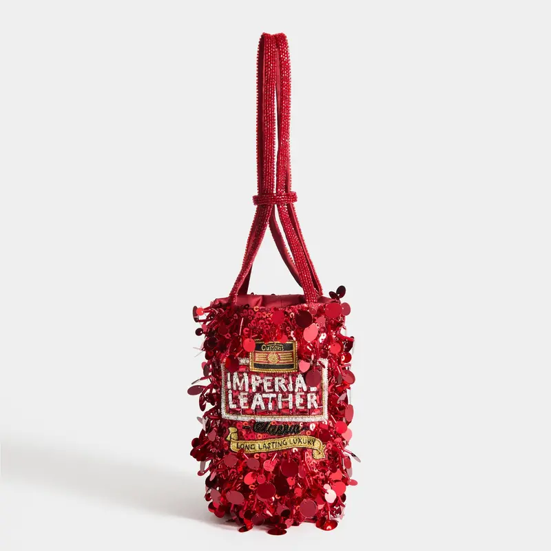 Anya Brands Imperial Leather Mini Bucket Bag 1