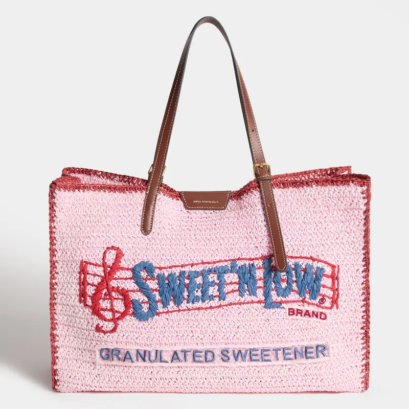 Anya Brands Sweet’N Low Raffia E/W Tote 1