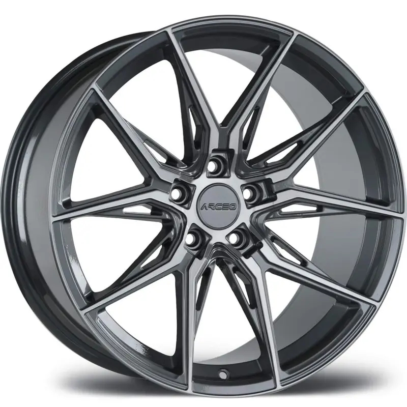 Arc-20177-07 9.0X20"-5X112 Et35 73.1 Titanium Diamond Jant (4 Adet) 1