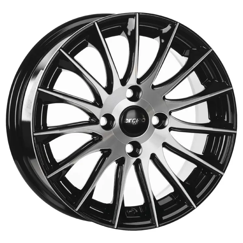 Arc-403-01 5.5X14"-4X100 Et35 67.1 Black Diamond Jant (4 Adet) 1