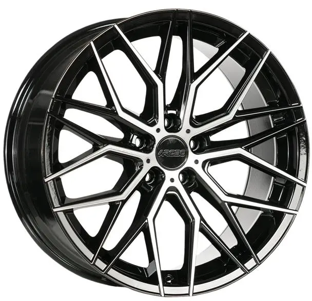 Arc-G6949-39 8.5X19" -5X112 Et35 73.1 Black Diamond Jant (4 Adet) 1