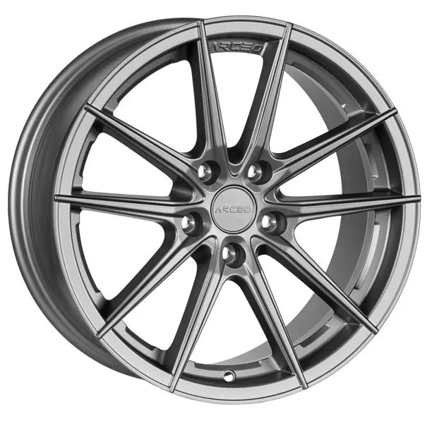 Arc-G708-55 7.5X17" -5X114.3 Et35 73.1 Matt Titanium Silver Mona Jant (4 Adet) 1