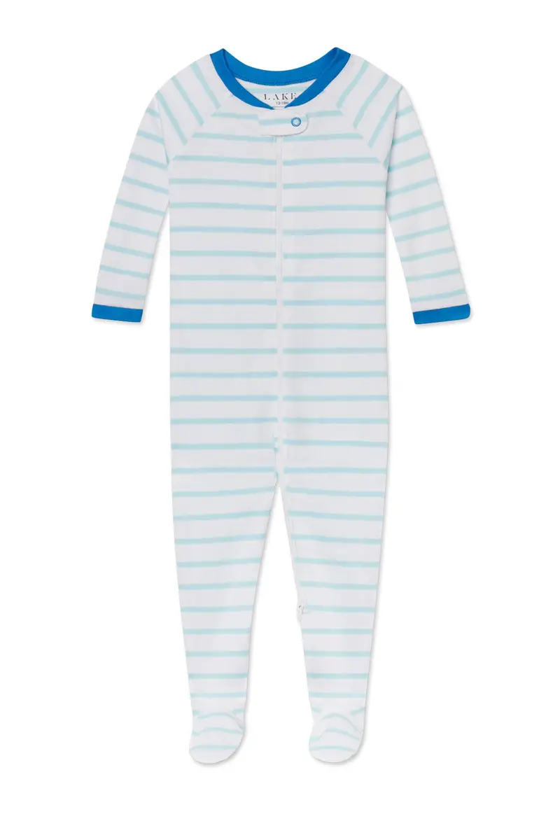 Baby Sleeper In Salt Spray Anchor Stripe 1