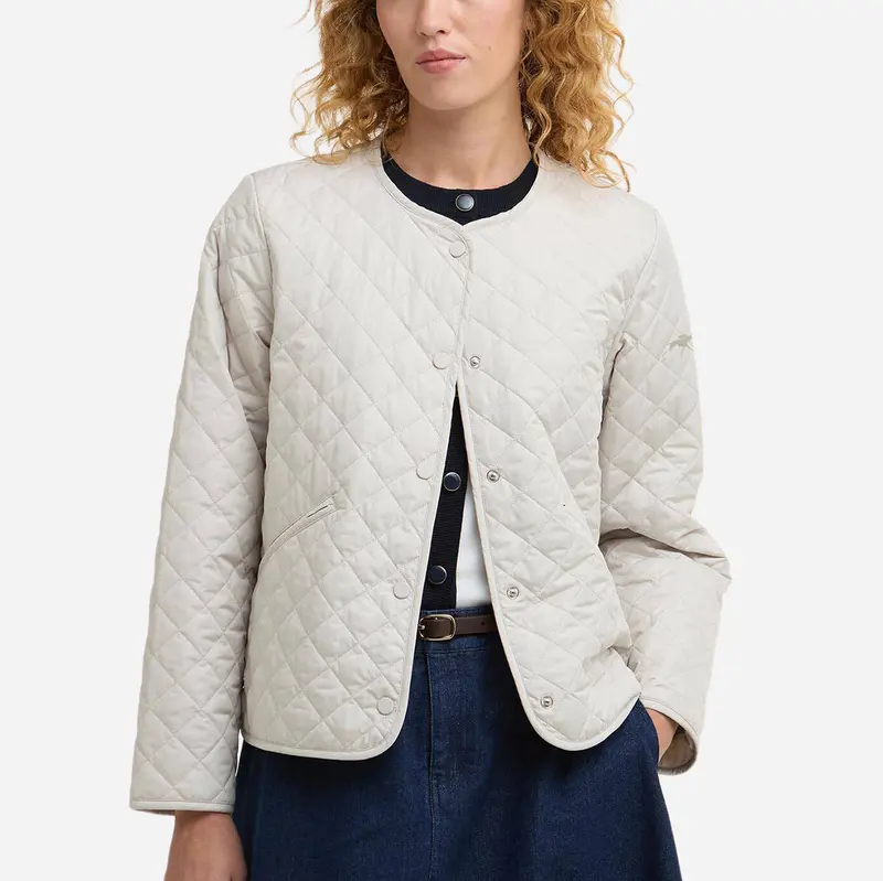 Barbour Keeneland Women's Cashel Collarless Quilted Jacket 1