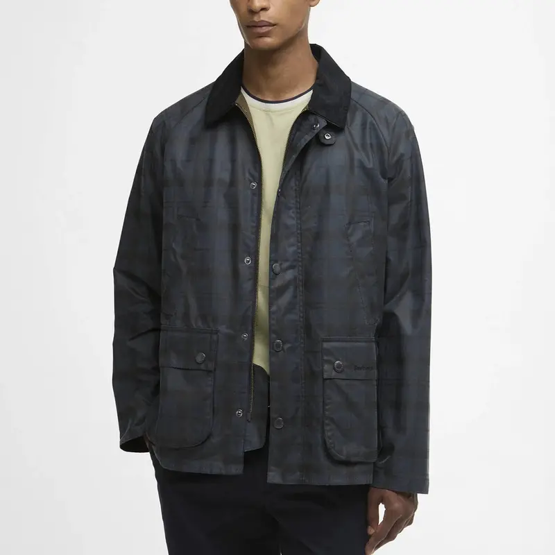 Barbour Men's Tartan Ambleside Wax Jacket 1