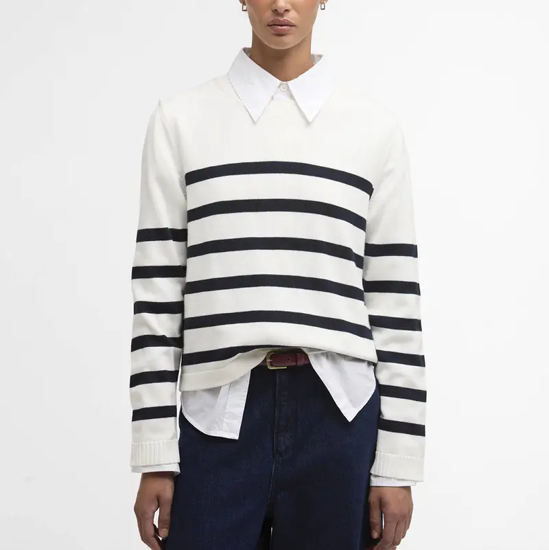 Barbour Women's Fern Striped Knit Jumper 1