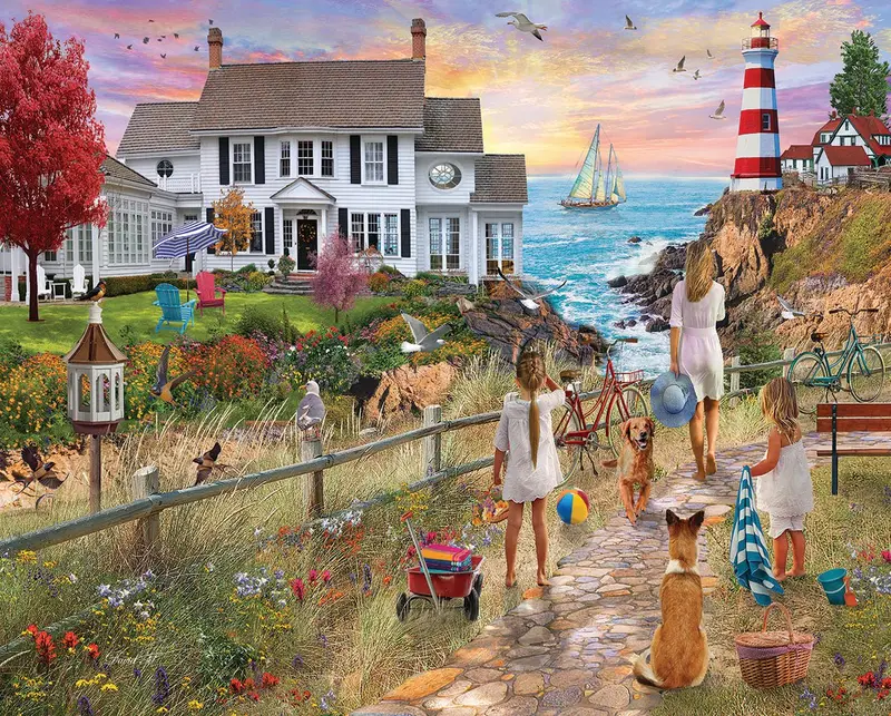 Beach Path (1580Pz) - 1000 Piece Jigsaw Puzzle 1