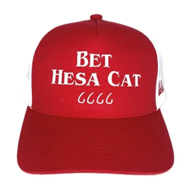 Bet Hesa Cat Stallion Cap - Red/White 1