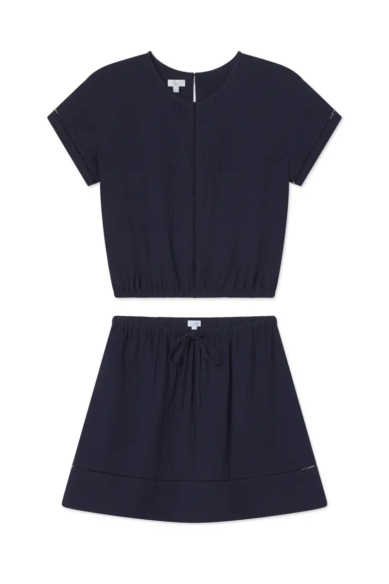 Cabana Skirt Set In Maritime 1