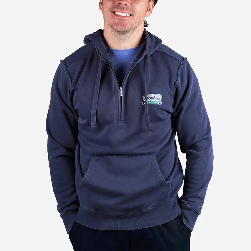 Camp David Keeneland Men's Donegal Patch 1/4 Zip Hoodie 1