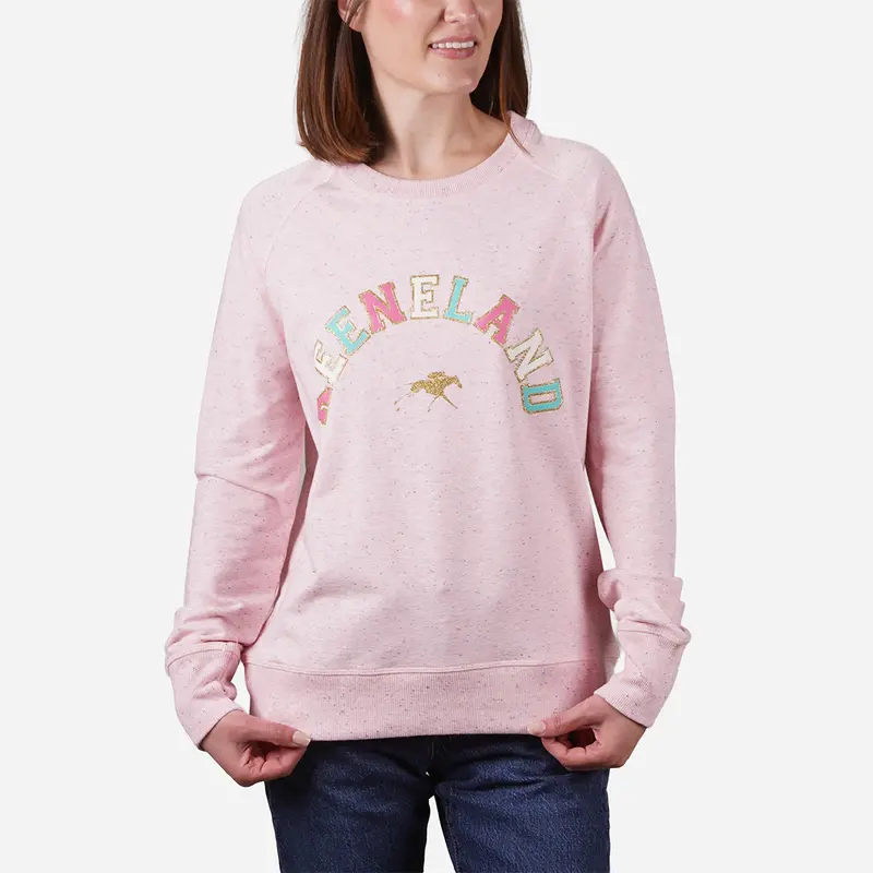 Camp David Keeneland Women's Dazzle Confetti Crewneck 1
