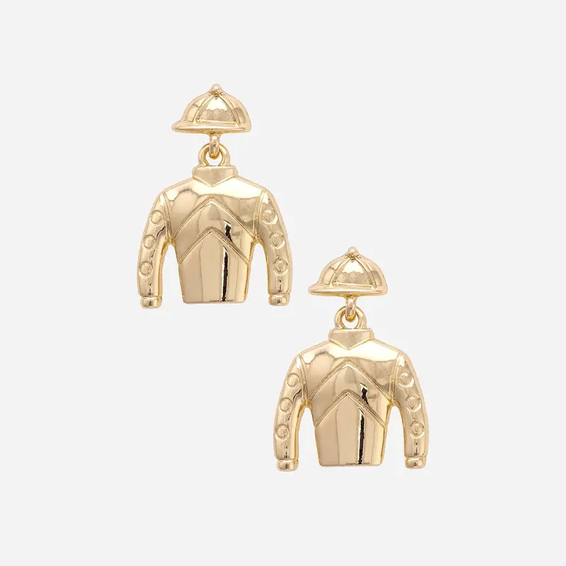 Canvas Style Jockey Stud Earrings 1