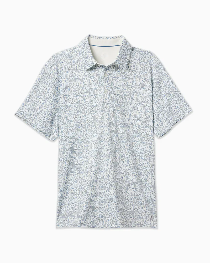 Clubhouse Polo | White Tee Time 1