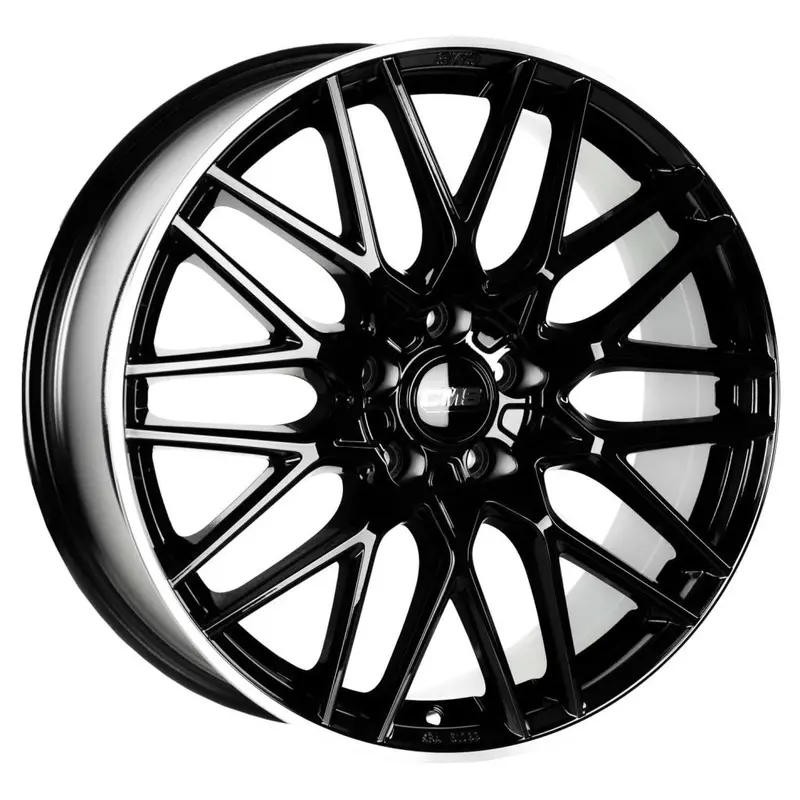 Cms-1063-03 7.5X18"-5X114.3 Et47 66.1 Diamond Rim Black Gloss Jant (4 Adet) 1
