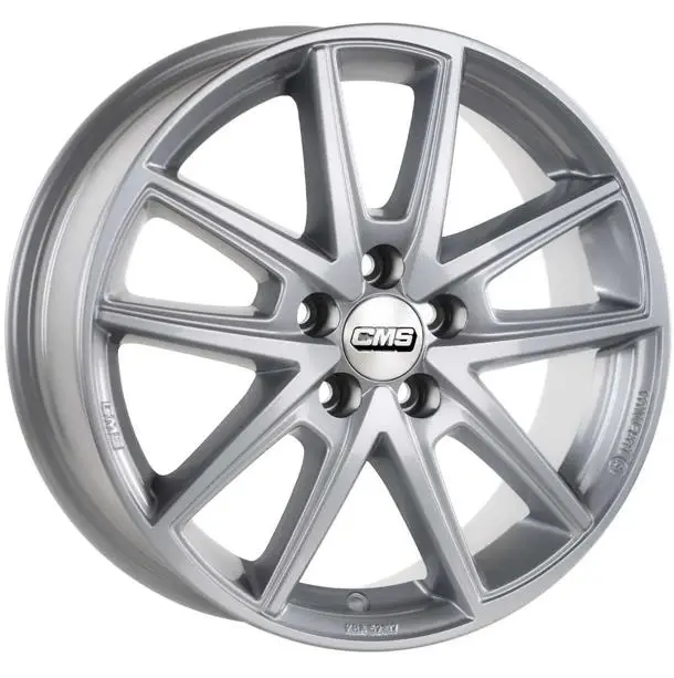 Cms-1186-09 6.5X16" -5X100 Et40 57.1 Racing Silver Jant (4 Adet) 1