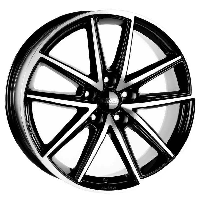 Cms-1190-01 8.0X18" -5X114.3 Et45 66.45 Diamond Black Gloss Jant (4 Adet) 1