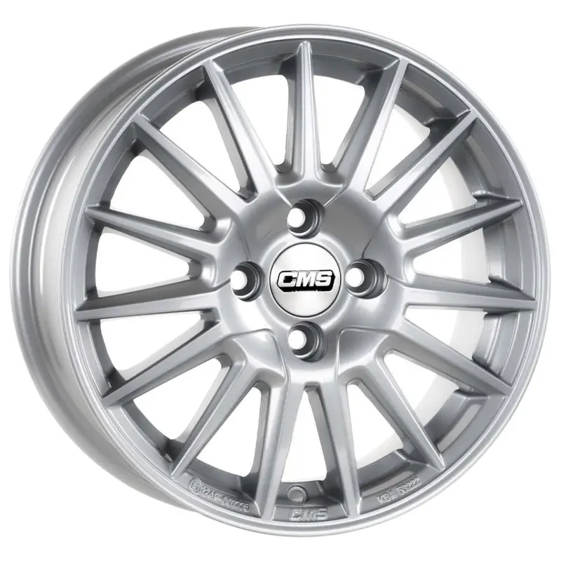 Cms-1264-03 6.0X15" -4X100 Et40 60.1 Racing Silver Jant (4 Adet) 1