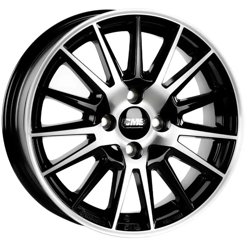 Cms-1264-04 6.0X15" -4X100 Et40 60.1 Diamond Black Gloss Jant (4 Adet) 1