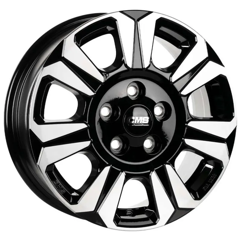 Cms-1469-03 6.5X17" -5X130 Et60 89.1 Diamond Black Gloss Jant (4 Adet) 1