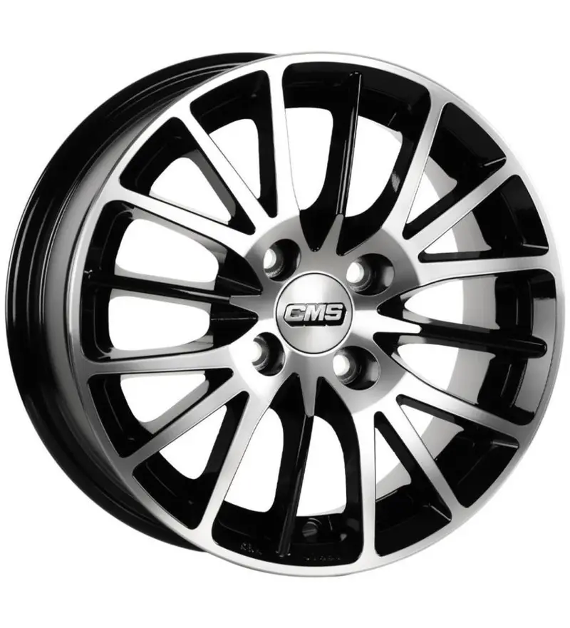 Cms-559-03 6.0X14"-4X108 Et15 65.1 Diamond Black Gloss Jant (4 Adet) 1
