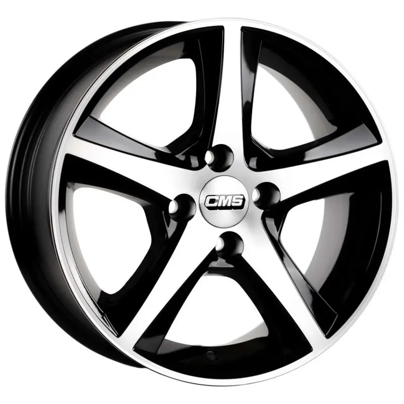 Cms-642-02 6.5X15"-4X108 Et37 67.2 Diamond Black Gloss Jant (4 Adet) 1