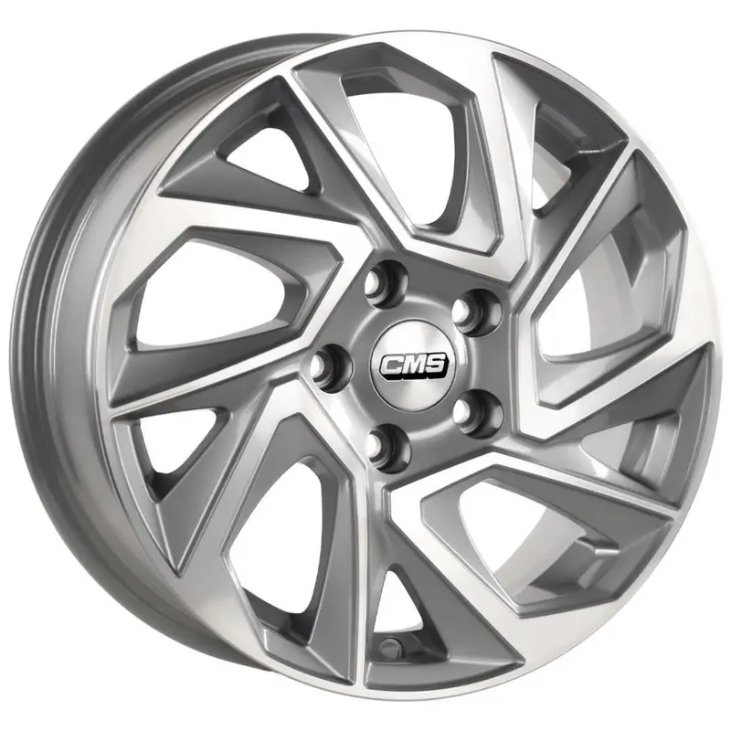 Cms-999-03 6.5X16"-5X114.3 Et45 67.2 Diamond Racing Silver Jant (4 Adet) 1