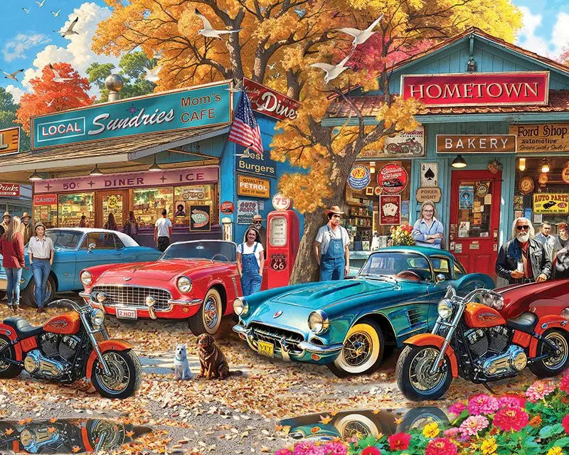 Country Cafe (2174Pz) - 1000 Piece Jigsaw Puzzle 1