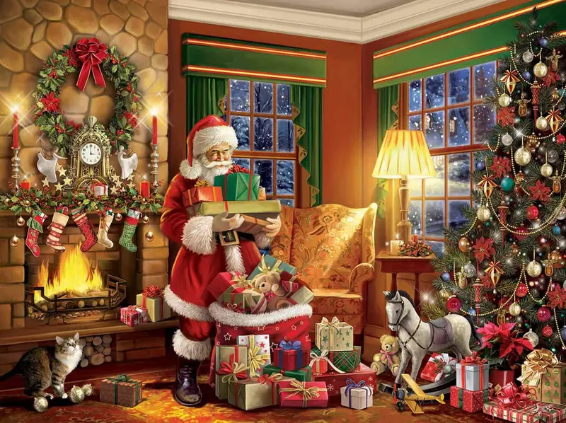 Delivering Gifts (1409Pz) - 500 Pieces 1