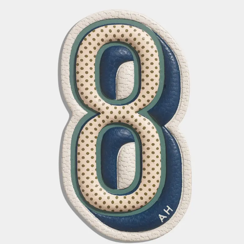 Eight Leather Sticker 1