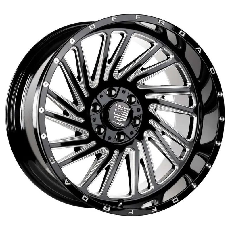 Emr-035-01 12.0X22"-6X139.7 Et-44 106,01 Black Milling Jant (4 Adet) 1