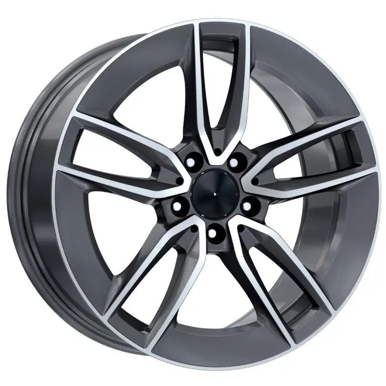 Emr-Dy388-03 8.0X18"-5X112 Et43 66.6 Gun Metal Diamond Jant (4 Adet) 1