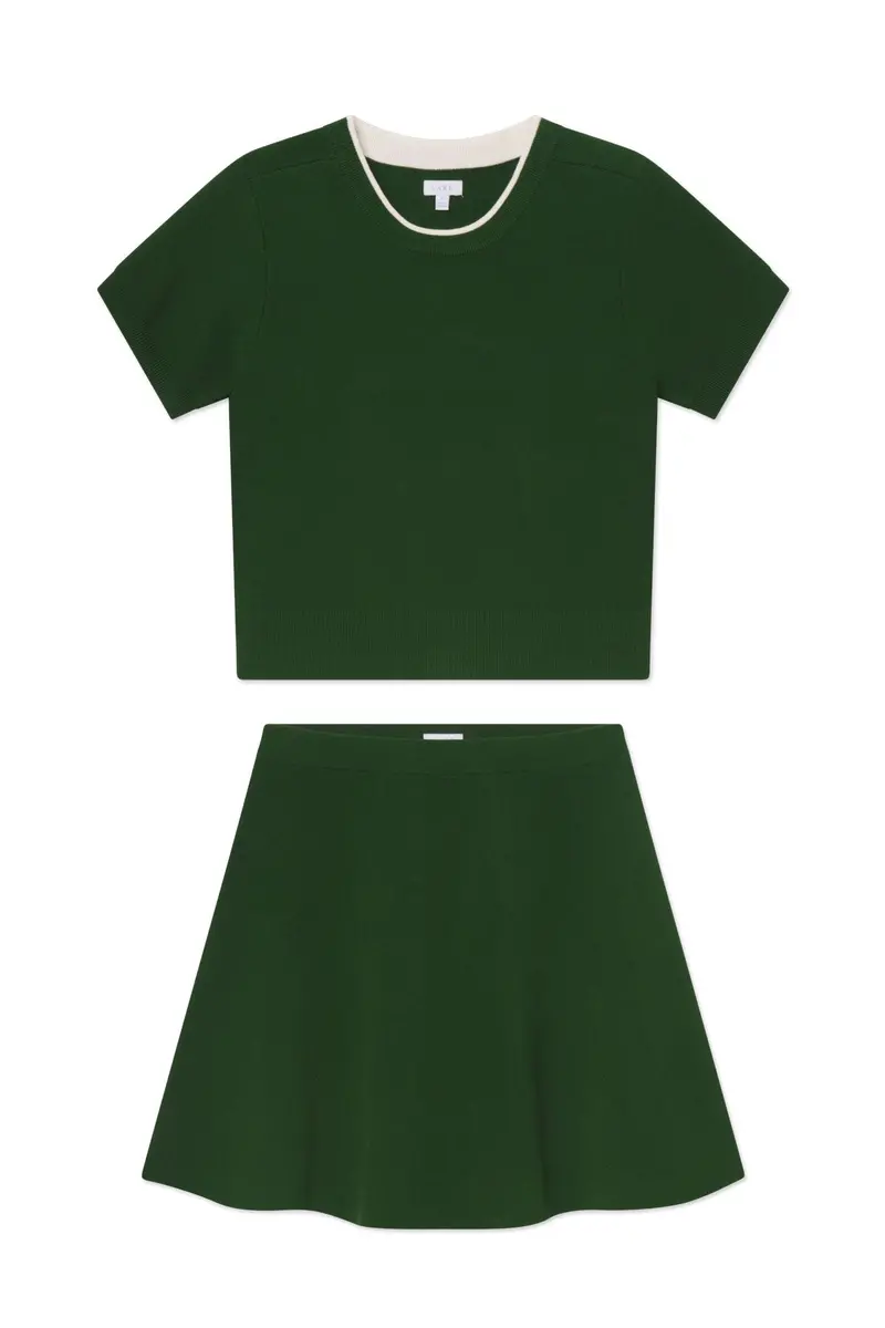 Flip Skirt Set In Formal Garden 1