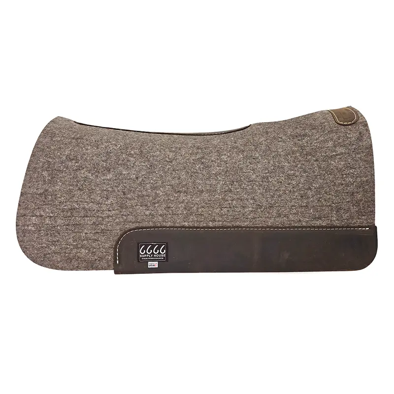 Four Sixes 3/4" Felt Saddle Pad 1