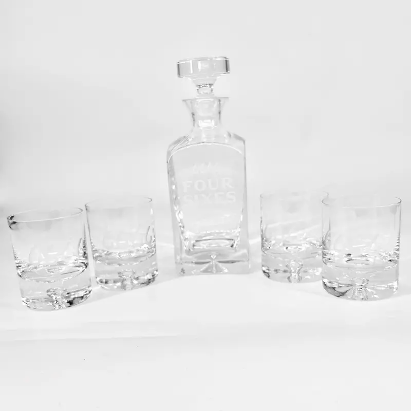 Four Sixes Brand Decanter Set 1