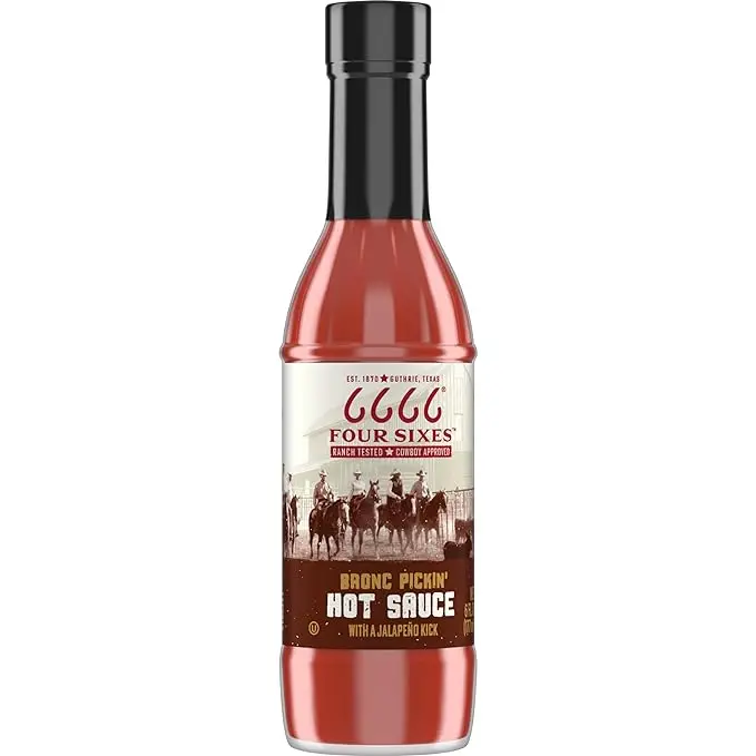 Four Sixes Bronc Pickin' Hot Sauce 1