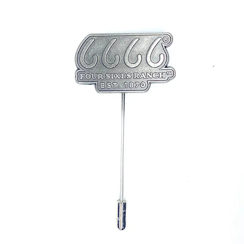 Four Sixes Hat Pin 1
