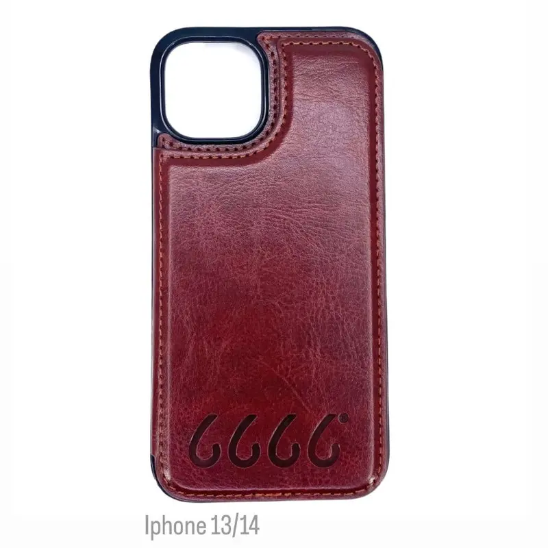 Four Sixes Leather Bookstyle Wallet Iphone Case-Multiple Model Options 1
