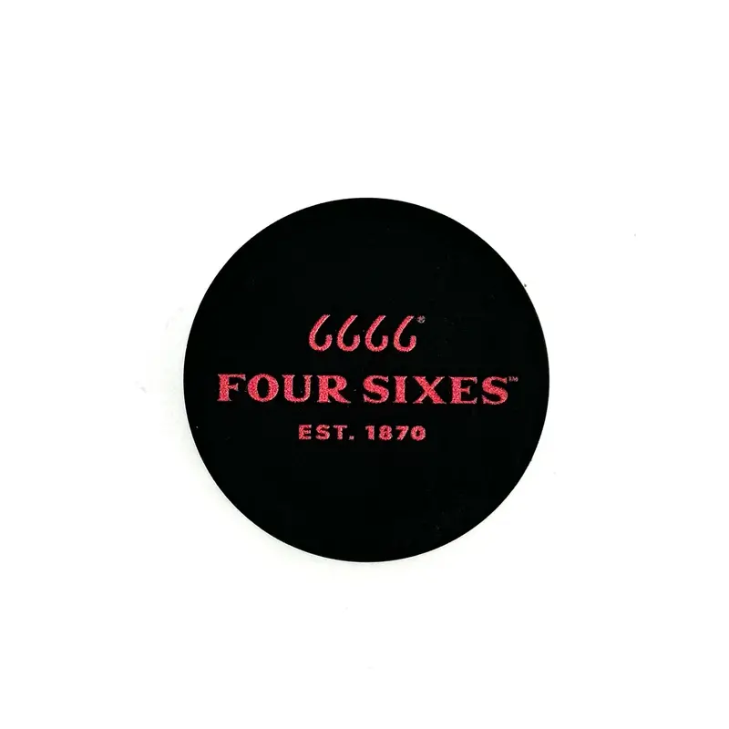 Four Sixes Popsocket Pop Grip- Black 1