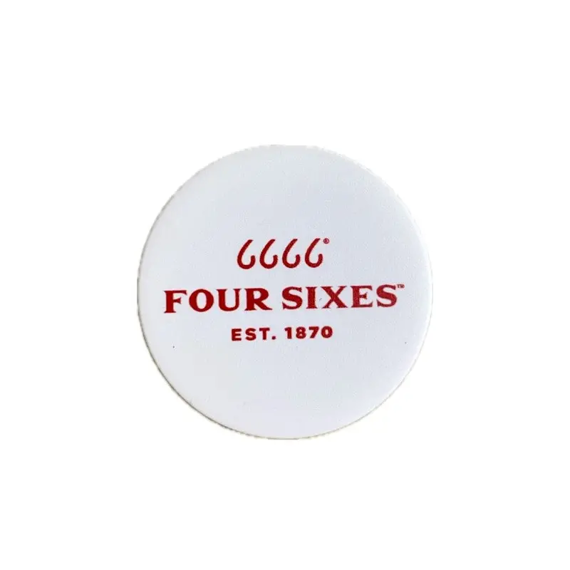 Four Sixes Popsocket Pop Grip- White 1