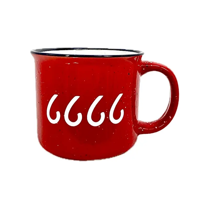 Four Sixes Red Camp Mug 1