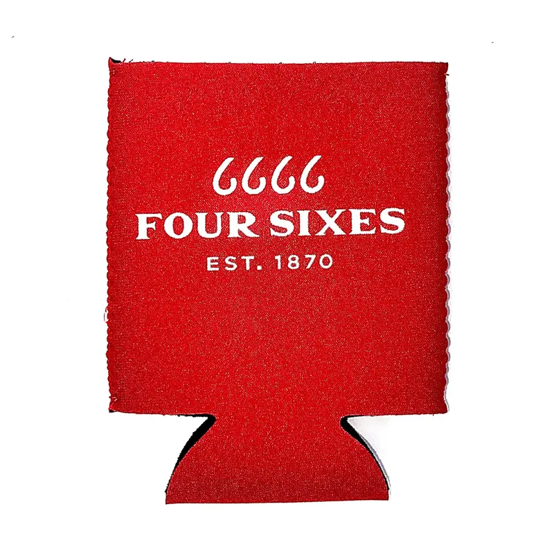 Four Sixes Regular Can Koozie 1